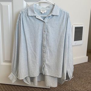 Molly Bracken ballon sleeves drop shoulder printed shirt